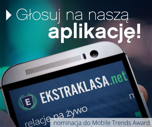 Aplikacja mobilna Ekstraklasa.net LIVE! nominowana do Mobile Trends Award