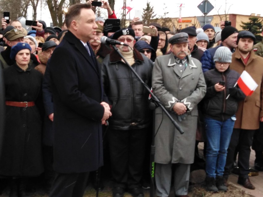 Prezydent Andrzej Duda w Wysokiem Mazowieckiem. Złożył tam...