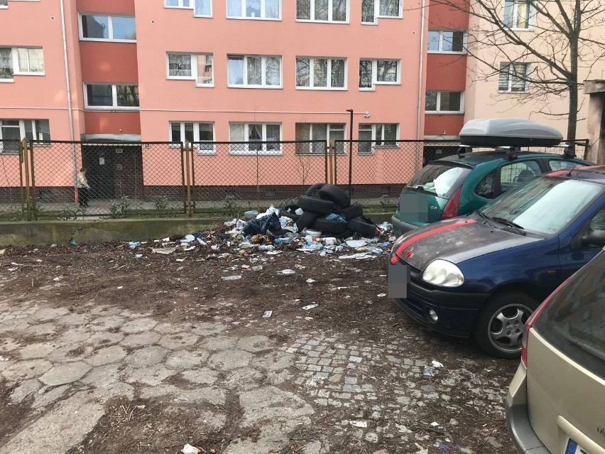 Śmietnik wokół zabytkowej willi przy ul. Wyzwolenia w Szczecinie. Gdzie jest właściciel?