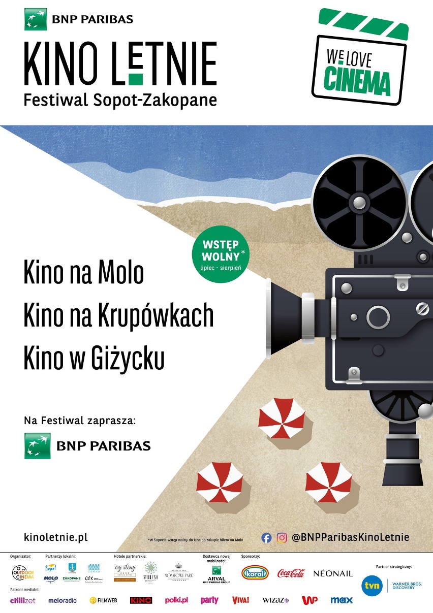 1 lipca rusza XVII edycja festiwalu BNP Paribas Kino Letnie...