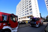 Alarm pożarowy w akademiku przy ul. Wróblewskiego 25 na wrocławskim Wittigowie. Na miejscu działały 4 zastępy straży pożarnej