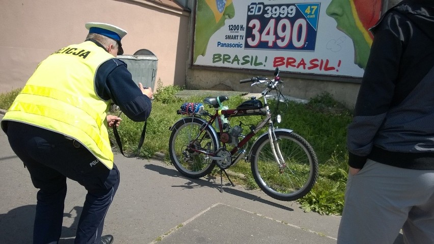 Wypadek na Piłsudskiego. Piesza potrącona przez motorower [ZDJĘCIA]