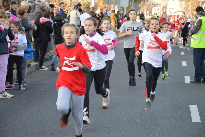 Uliczny Narodowy Bieg Niepodległości w Stalowej Woli z udziałem blisko 800 biegaczy [ZDJĘCIA]