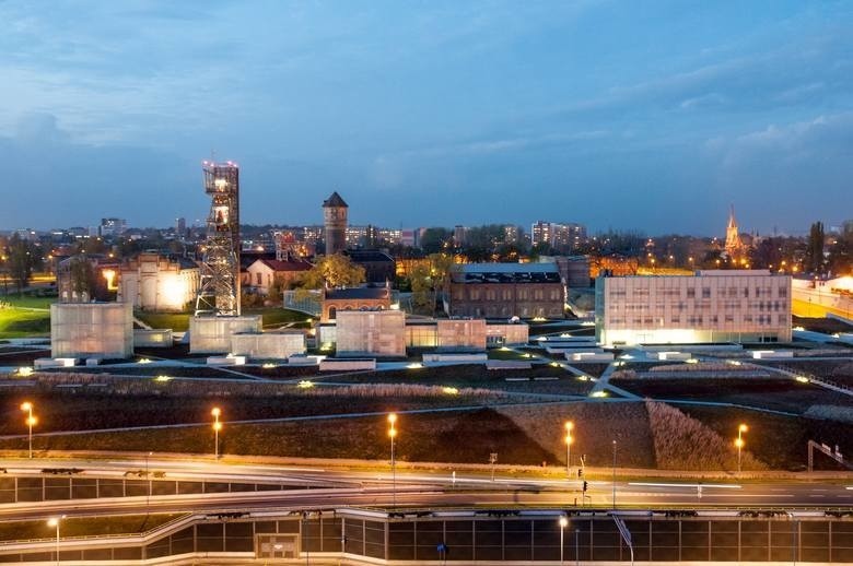 Nowe Muzeum Śląskie w Katowicach na terenie strefy kultury