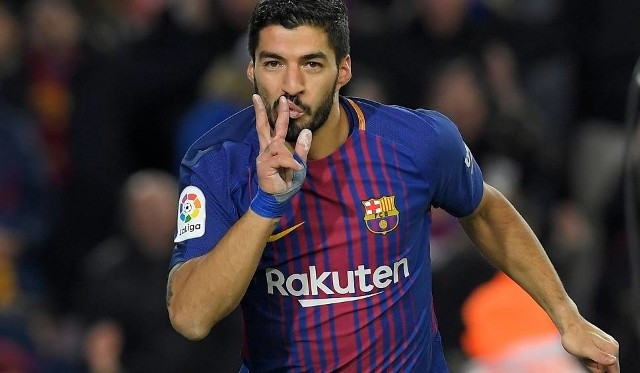 Na zdjęciu: Luis Suarez. Mecz FC Barcelona - Inter Mediolan odbędzie się w ramach rozgrywek w grupie B Ligi Mistrzów. Gdzie obejrzeć to spotkanie? Sprawdź [gdzie oglądać, transmisja, stream, online, na żywo, wynik meczu]