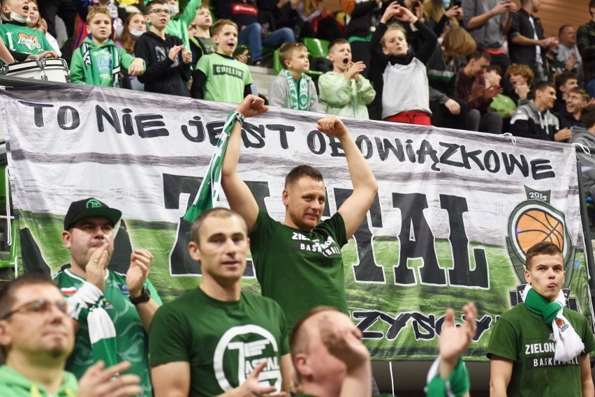 Na meczu Enea Zastal BC Zielona Góra - CSKA Moskwa w lidze...