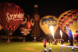 Balon z Ukrainy gwiazdą nocnej gali balonowej w Szczecinku [zdjęcia]