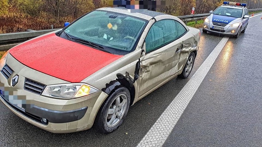 Kraków. Czarny dzień na A4. Seria awarii i kolizji