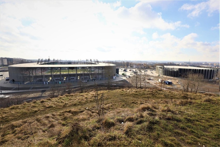 Nowy stadion piłkarski jest częścią Zagłębiowskiego Parku...