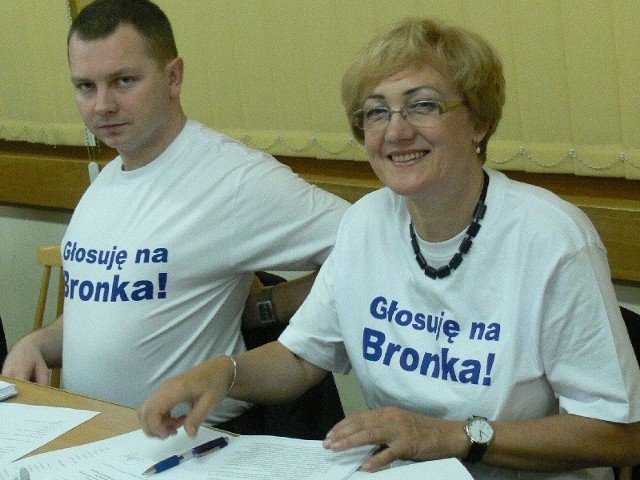 Bożena Bętkowska i Marcin Ożóg.