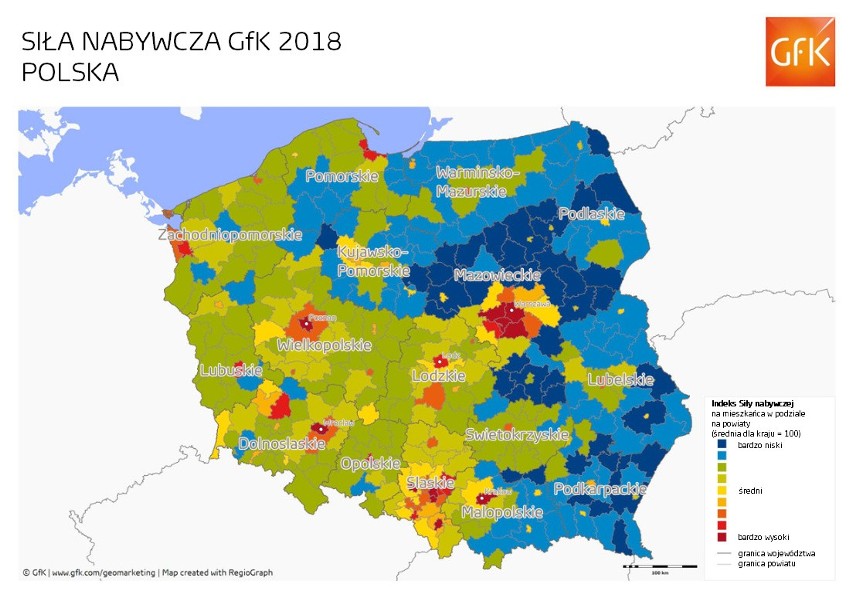 Zróżnicowanie w dochodach w Polsce. Rośnie przepaść między najbogatszymi a najbiedniejszymi [mapa]