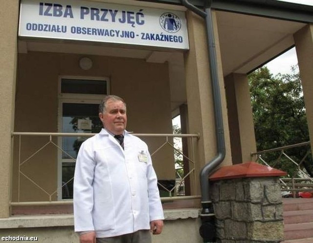 Ordynator Józef Sznajder zapewnia, że jego oddział jest przygotowany do leczenia grypy A/H1N1.