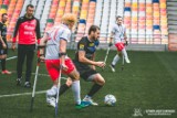Piłkarze Podbeskidzia i TSP Kuloodpornych odbyli wspólny trening na Stadionie Miejskim w Bielsku-Białej ZDJĘCIA