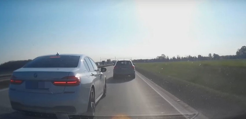 Agresywny kierowca BMW mógł doprowadzić do tragedii