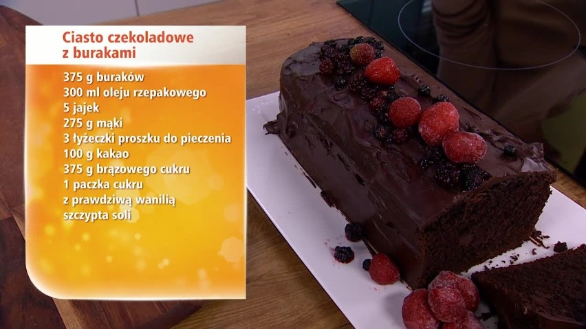 Przepis na czekoladowe ciasto z burakami...