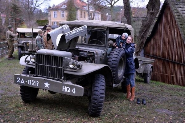 Pokaz aut militarnych w Kuźni Wodnej