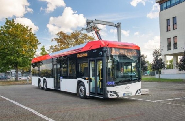 Tak prezentuje się nowy model autobusu elektrycznego firmy Solaris.Następne zdjęcie------->