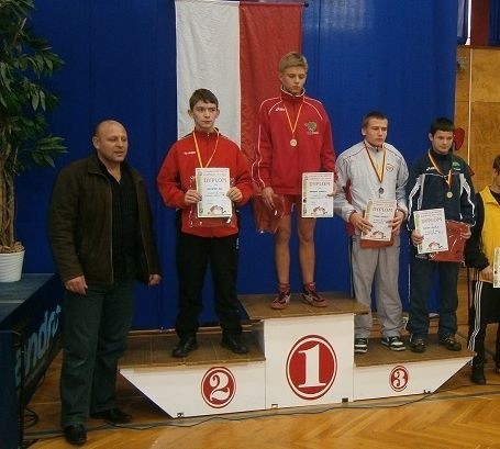 Krzysztof Bąk zdobył "srebro" na zawodach Pucharu Polski Kadetów w zapasach