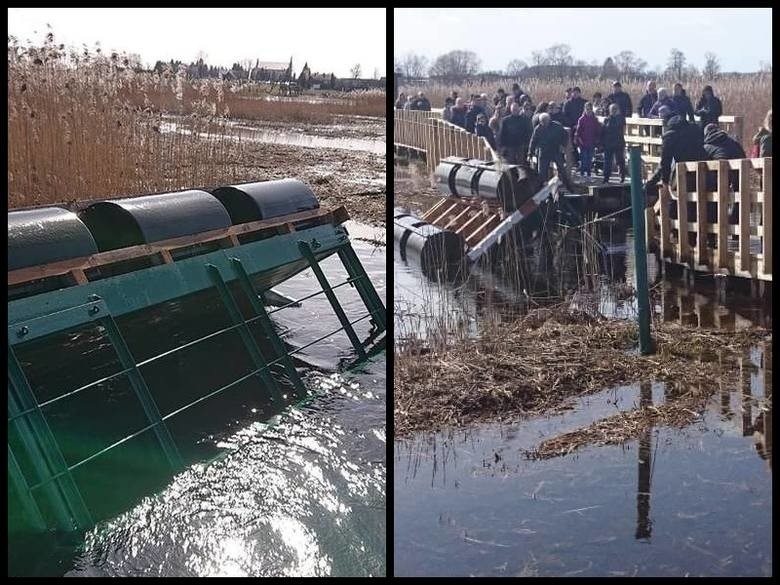 Kładka Waniewo - Śliwno nie zostanie otwarta na majówkę....