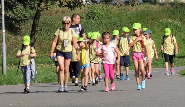 W rajdzie wystartowało ponad stu harcerzy i zuchów.