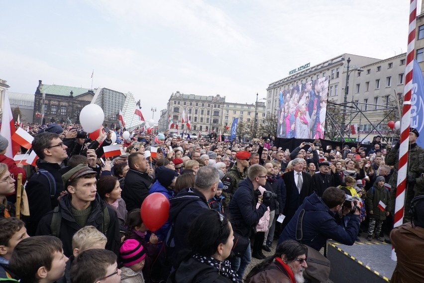 Poznaniacy świętują 100. rocznicę odzyskania niepodległości...