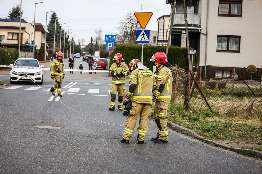 Akcja strażaków i energetyków na Zatorzu w Lesznie. Wszystko...