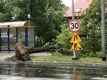 Gwałtowna burza w Tarnowie, ranni i spore zniszczenia [ZDJĘCIA INTERNAUTÓW]