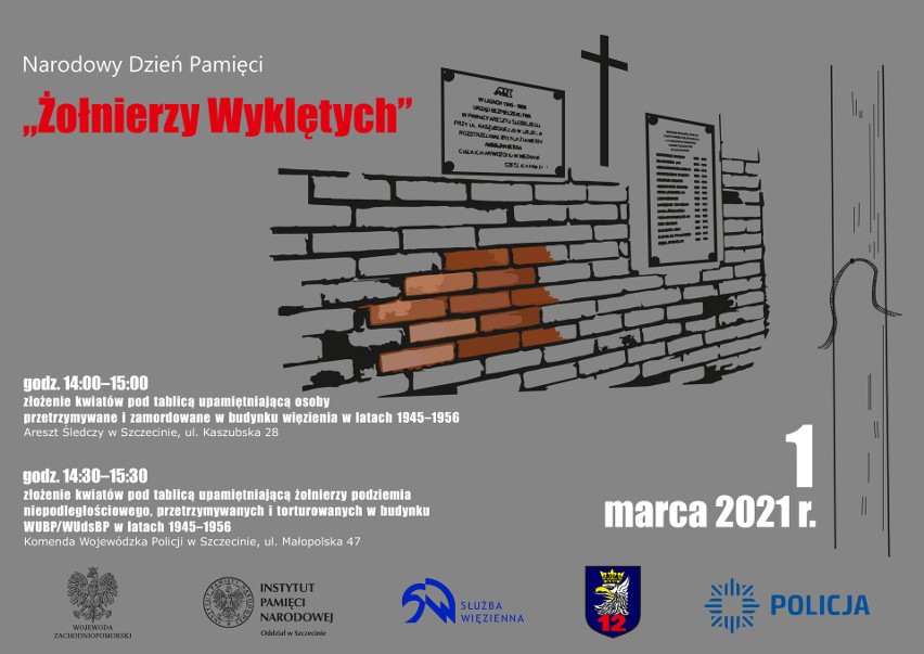 1 marca w Szczecinie będziemy obchodzili Narodowy Dzień Pamięci "Żołnierzy Wyklętych"