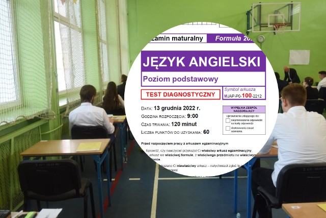 Próbne matury trwają od 12 do 21 grudnia 2022. 13.12.2022 odbyła się próbna matura z języka angielskiego na poziomie podstawowym.