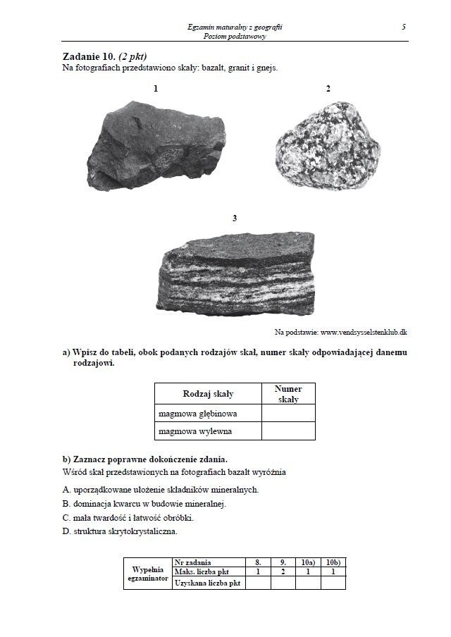 Matura 2014 Geografia - podstawa [ARKUSZE, ODPOWIEDZI]