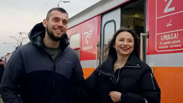 Martyna Kotarba i Piotr Pabian - zwycięzcy naszego walentynkowego konkursu z POLREGIO.