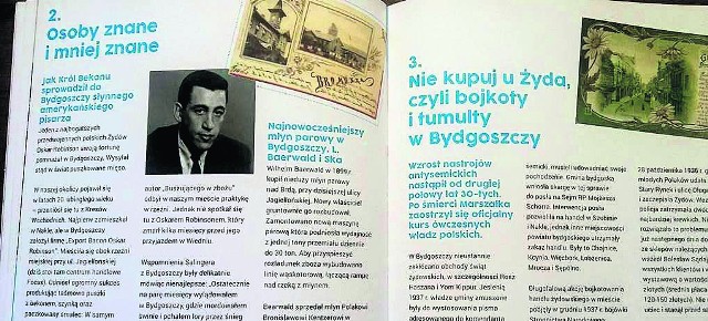 Na 32 stronach poznać możemy podstawowe informacje oraz ciekawostki o Żydach w Bydgoszczy
