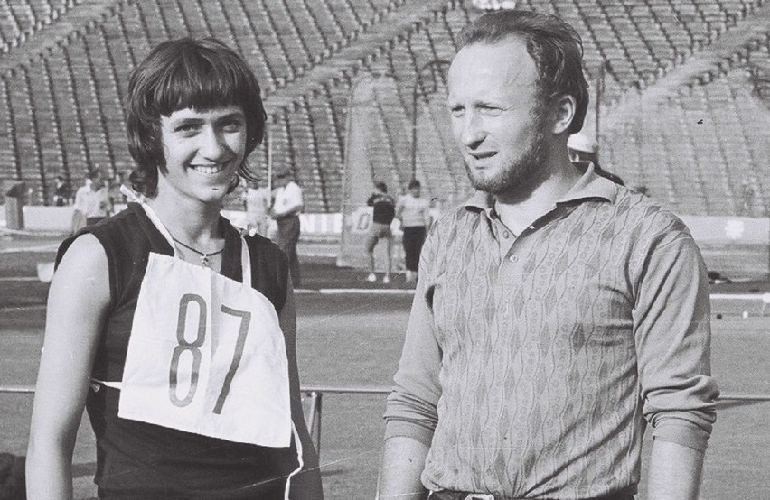 Rok 1969. Trener Zenon Matuszak z Zenoną Graczyk