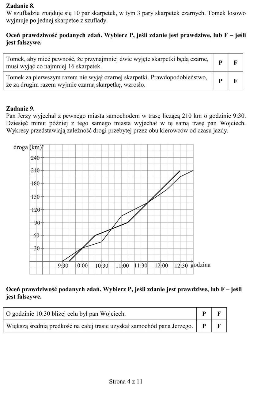 Egzamin gimnazjalny 2015. Matematyka - przykładowe arkusze, odpowiedzi [ZOBACZ ARKUSZE]