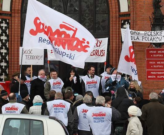 22 lutego odbyła się manifestacja przeciwko represjom wobec Polaków na Białorusi