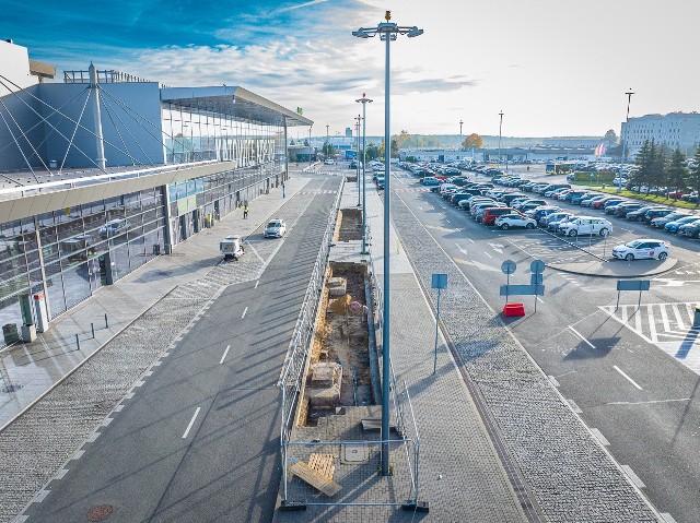 Zazieleni się przestrzeń przed terminalami pasażerskimi i na parkingu P1. W miejsce nawierzchni utwardzonych pojawią się tam ogrody deszczowe oraz łąki, a przed terminalem C powstanie zielona ściana z pnączy