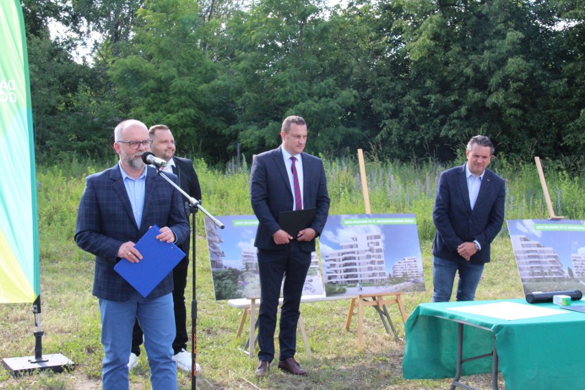 Inauguracja budowy 168 mieszkań w Dąbrowie Górniczej i...