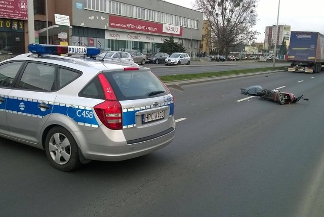 Do wypadku doszło na ul. Okrzei.