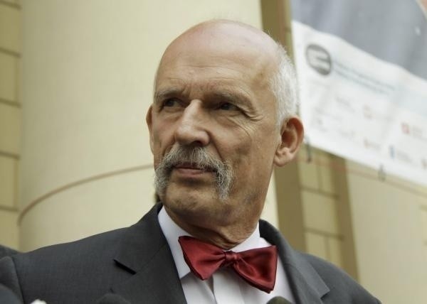 Janusz Korwin-Mikke odwiedził przed wyborami do PE Wielkopolskę