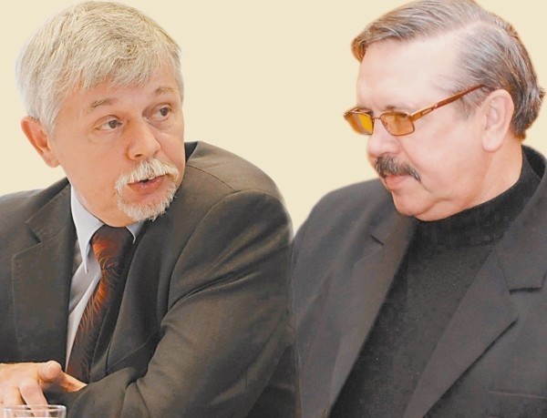 Wiesław Fąfara (z lewej) w ostrych słowach skrytykował pracę Bohdana Cieślika na antenie Radia Park. Nie znalazł jednak czasu, aby udzielić w tej sprawie informacji nto.