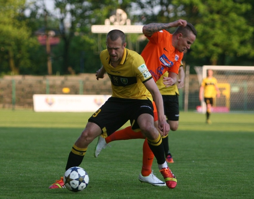 GKS Katowice - Termalica Nieciecza 1:1 [RELACJA, ZDJĘCIA]. Mistrzowie samobójów z Bukowej