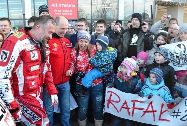 Rajd Dakar 2015: Rafał Sonik w Bielsku-Białej dziękował kibicom [ZDJĘCIA, WIDEO]