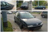 Renault zawalidroga blokuje skręt w prawo w ul. Zachodnią. Czyje to auto? [zdjęcia]