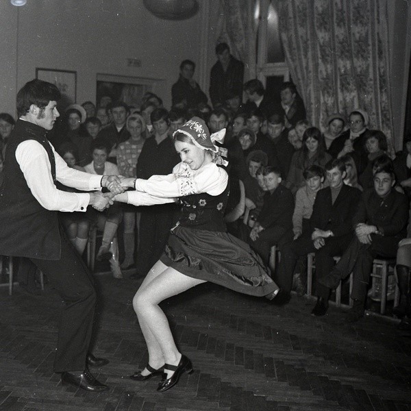 Turniej tańca w miasteckim domu kultury w 1970 roku