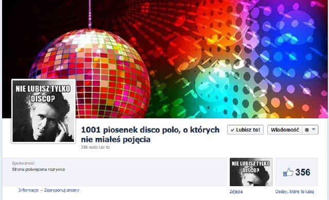 Profil "1001 piosenek disco polo, o których nie miałeś pojęcia" musi mieć 10 tys. lajków, żeby studenci zaliczyli przedmiot na 5.