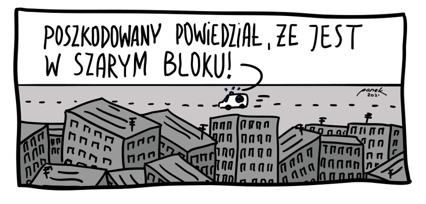 Grafiki Tomasza Panka dla Wojewódzkiej Stacji Pogotowia...