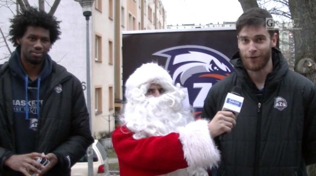 Zawodnicy AZS Koszalin składają życzenia świąteczne