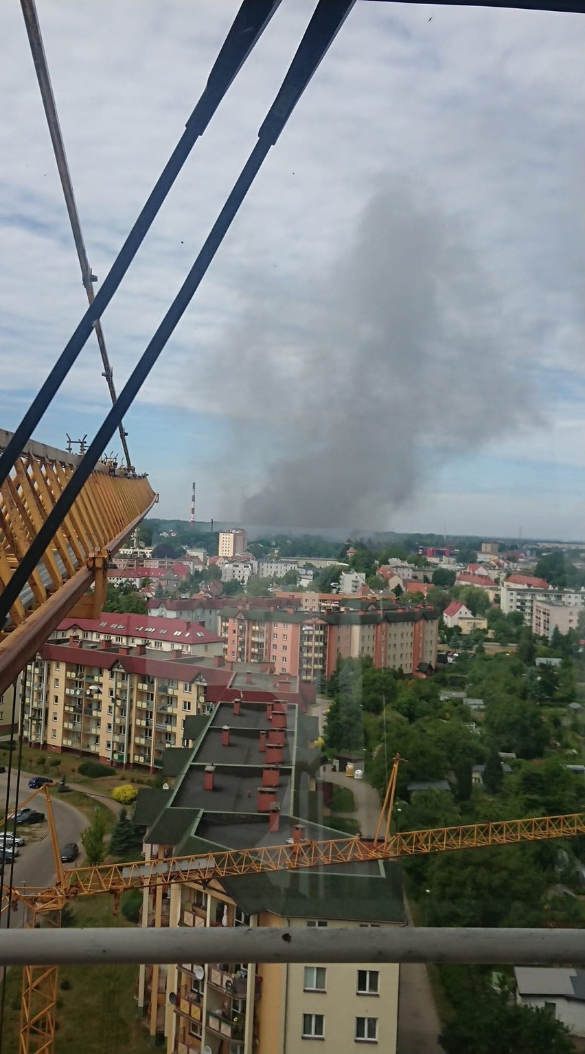 Pożar w Koszalinie