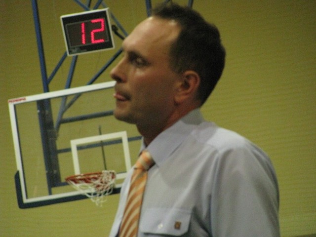 Trener Maciej Kruszewski
