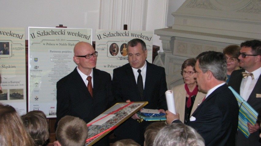 Rodzina Henckel von Donnersmarck w Pałacu w Nakle Śląskim